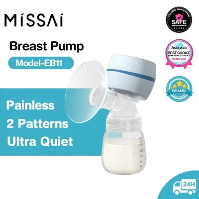 Elektrische Milchpumpe, automatische Milchpumpe mit hoher Saugkraft, Muttermilch, postpartale Fortable, schmerzfreie und leise Brust, wiederaufladbar