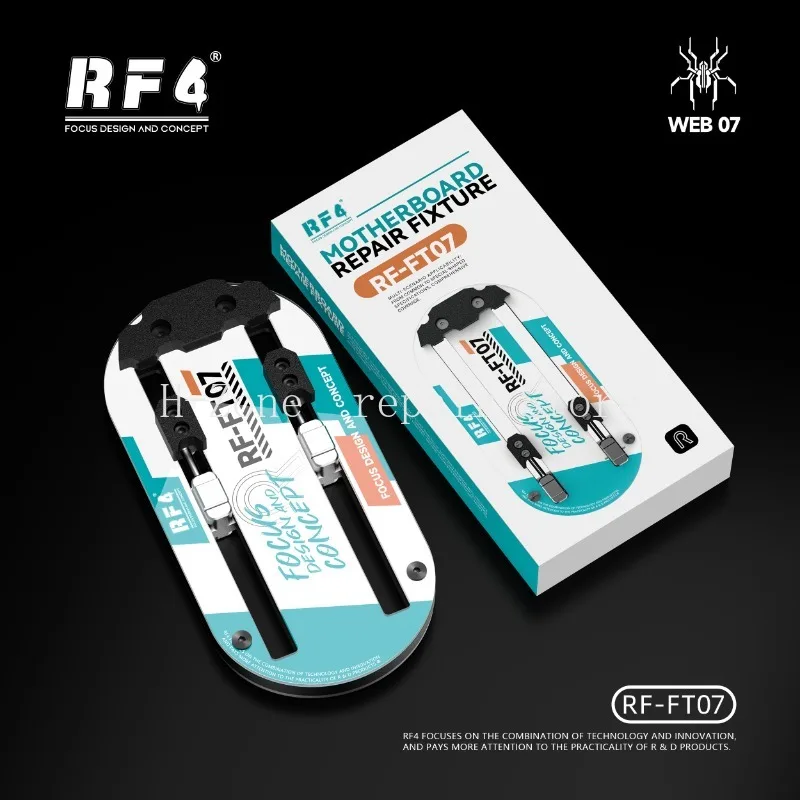 RF4 RF-FT06 / FT07 gehärtete isolierte Glasbefestigung/mobile Leiterplattenbefestigung/Motherboard-Reparaturhalterung/Neue Aktualisierung der drehbaren Vorrichtung Image