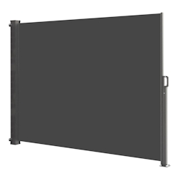 Paravent Outdoor einziehbar 300 x 180 cm Grau Red deco Outdoor Image
