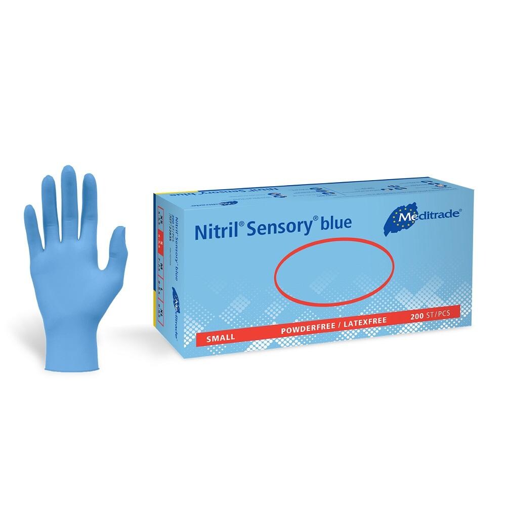 Nitril sensory Untersuchungshandschuhe Größe L 200 Stück Image