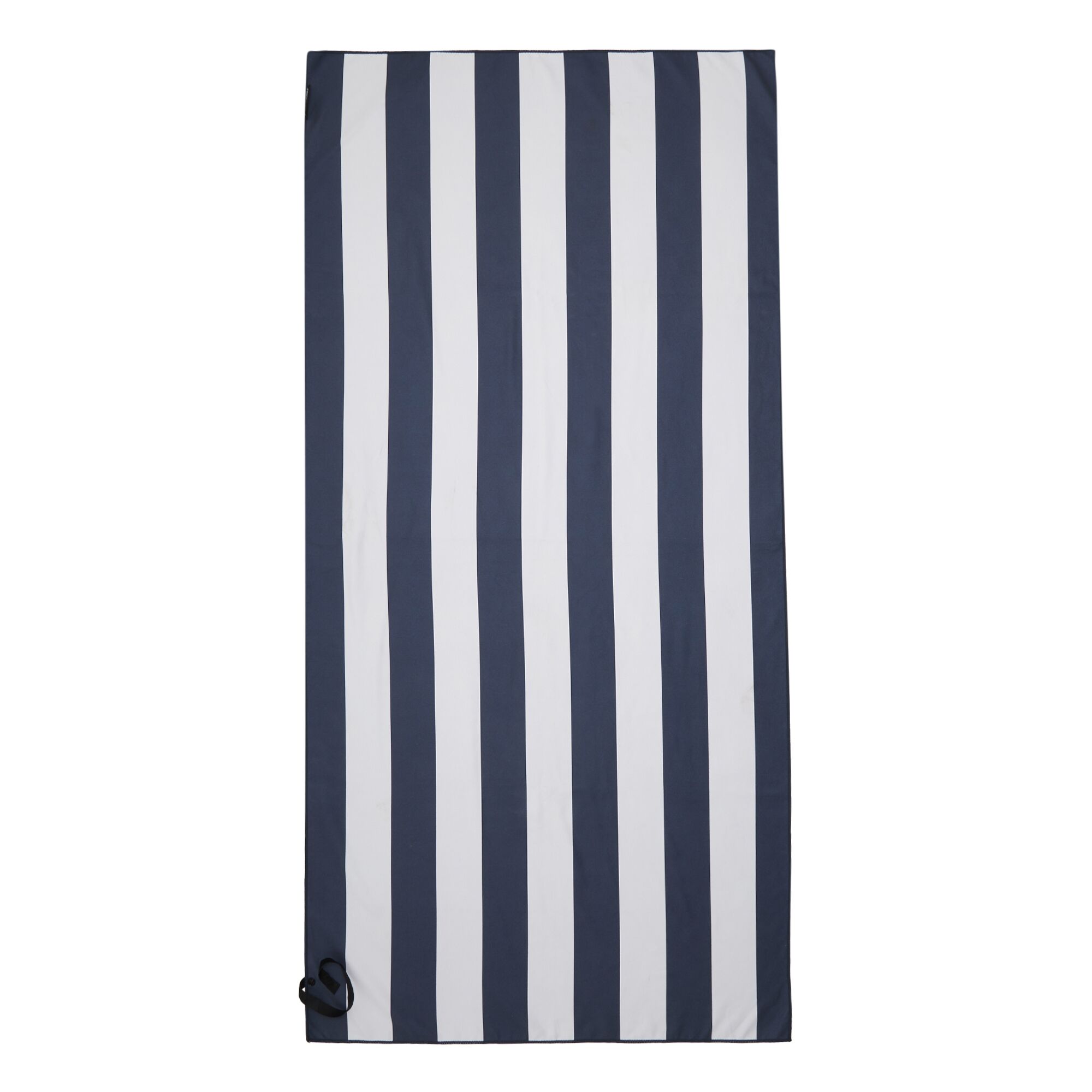 Regatta Unisex Striped Microfibre Beach Towel (navy/white) - One Size | Regatta Sale | Discount Designer Brands