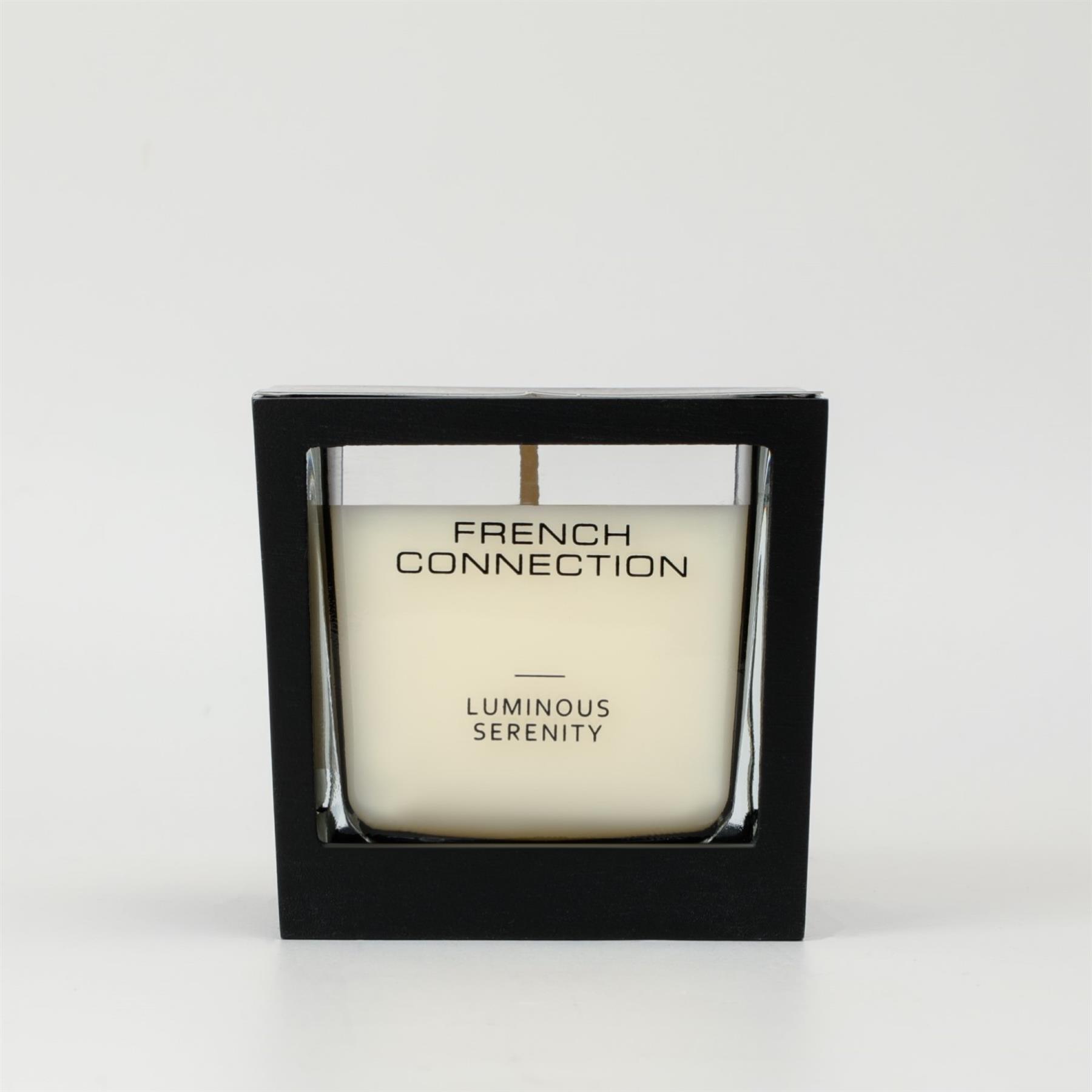 French Connection Wooden Collection Luminous Serenity Candle 200g - Black - One Size | French Connection Sale | Discount Designer Brands