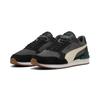 Sneaker PUMA "ST RUNNER V4 SD", Gr. 47, dusky gray, alpine snow, puma schwarz, Leder, sportlich, Schuhe