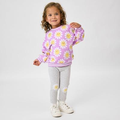 Flower Power Drop Shoulder Crewneck - 7