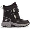 Klettboot LOTTO, Gr. 27, schwarz (schwarz, grau), Synthetik, mehrfarbig, sportlich, Schuhe, - wasserdicht, windabweisend & atmungsaktiv