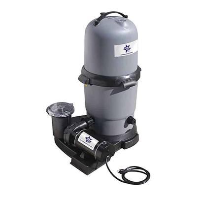 Waterway ClearWater II Above Ground Pool Standard Cartridge Filter System | 1.5HP 2-Speed Pump 100 Sq. Ft. Filter | 522-5147-6S