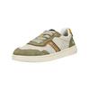 Sneaker MUSTANG SHOES "Mustang Shoes Sneaker Lederimitat", Herren, Gr. 42, grün (khaki), Lederimitat, casual, Schuhe