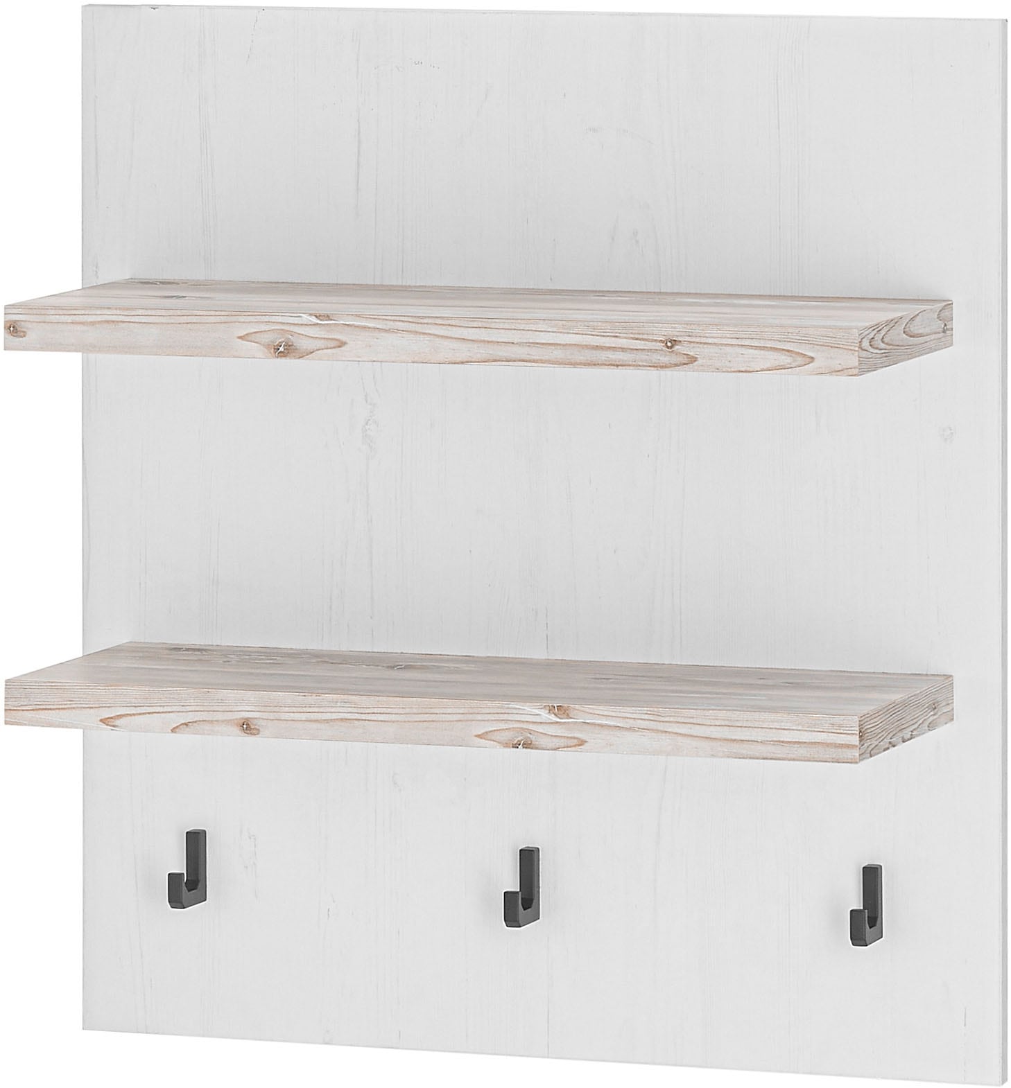 Küchenregal HOME AFFAIRE "Florenz, Wandboard in Pinie Weiß, Hängeregal, Wandregal", weiß (pinie weiß), B:60cm H:65cm T:20cm, FSC-zertifizierter Holzwerkstoff, Regale, im Landhausstil, Breite 60 cm, 28 mm starker Ablageboden