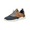 Sneaker MUSTANG SHOES "Mustang Shoes Sneaker Lederimitat/Textil", Herren, Gr. 43, blau (navy), Lederimitat, Textil, casual, Schuhe