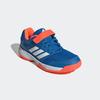 Hallenschuh ADIDAS PERFORMANCE "SPEEDCOURT INDOOR KIDS E", Gr. 34, bright royal, cloud weiß, team solar orange, Textil, Synthetik, sportlich, Schuhe, geeignet für jeden Hallensport