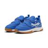 Hallenschuh PUMA "VARION II V JR", Gr. 31, blau (puma team royal, puma weiß, gum), Synthetik, sportlich, Schuhe