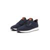 Sneaker TOMMY HILFIGER "NEWPORT 3D PREMIUM KNIT", Herren, Gr. 42, blau (dunkelblau), Textil, unifarben, sportlich, Schuhe, Halbschuh, Schnürer, Freizeitschuh mit Kontrast-Logoaufnäher