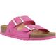 Hush Puppies Blaire Suede Womens Fuchsia Sandals - Pink - Size UK 7 | Hush Puppies Sale | Discount Designer Brands
