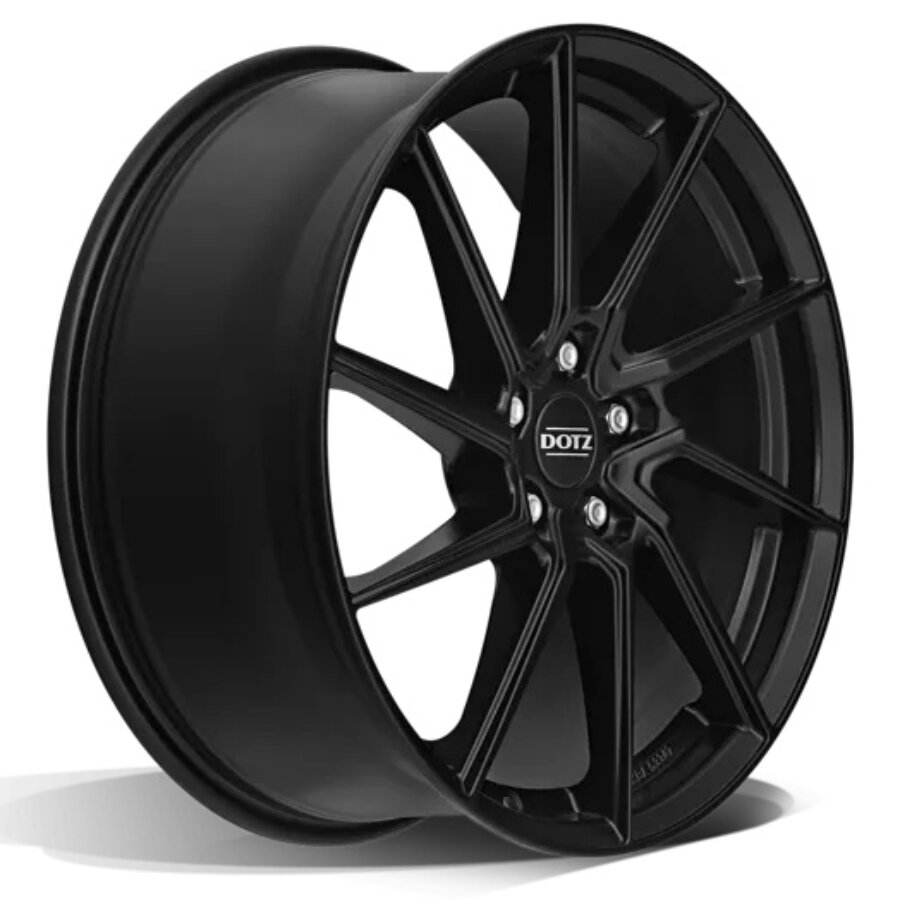 Jante Alu Dotz Spa 17 Pouces - 7.5x17 5x100 Et35 Noir Mat