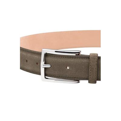 Suede Leather Belt - Gray - Charles Tyrwhitt Belts