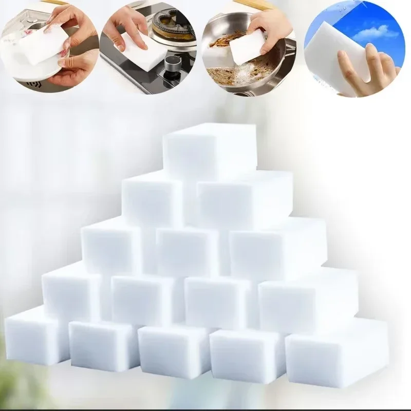 Melamin-Schwamm, magischer Schwamm, Radiergummi, Reiniger, Reinigungsschwämme für Küchen- und Badezimmer-Reinigungswerkzeuge Image