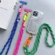 Simpatico cordino per telefono con diametro esterno, custodia universale in acrilico, tracolla, carta, collo, cavo, clip, cinturino da polso anti-smarrimento