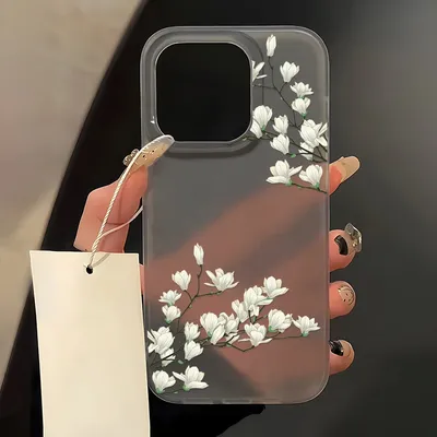 Paintings Flower Phone Case For iPhone 16 Pro Max Case iPhone 15 13 11 12 14 Pro Max Plus 12 13 Shockproof Silicone Soft Cover