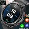 Neue Uhr 6 Outdoor-Sport-Smartwatch, 1,43 Zoll AMOLED-Bildschirm, Herrenuhren, GPS-Kompass, 10 ATM wasserdicht, Bluetooth-Anruf-Smartwatch