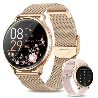 New Women Bluetooth Call Smart Watch HeartRate Blood Pressure Monitoring Smartwatches Waterproof Men Smartwatch For Samsung IOS