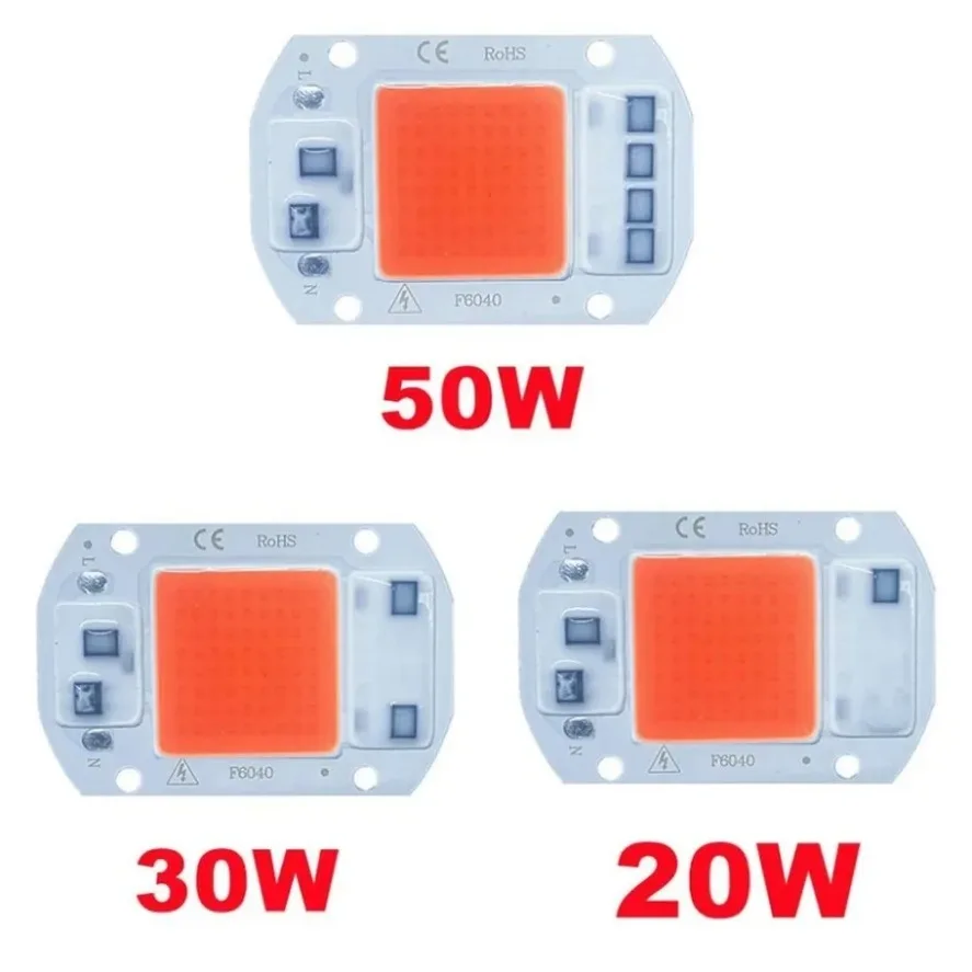 COB LED Chip Wachsen Licht Volle Spektrum AC 110V 220V Keine notwendigkeit fahrer Phyto Lampe Für Zimmerpflanze Licht Sämling Wachsen Lampe Quelle Image