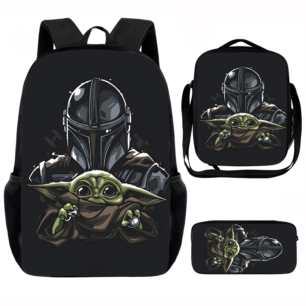 Film s-star w-wars sac à dos d'école pour enfant avec sacs à déjeuner, sacs à crayons, sacs d'école pour garçons et filles meilleur cadeau