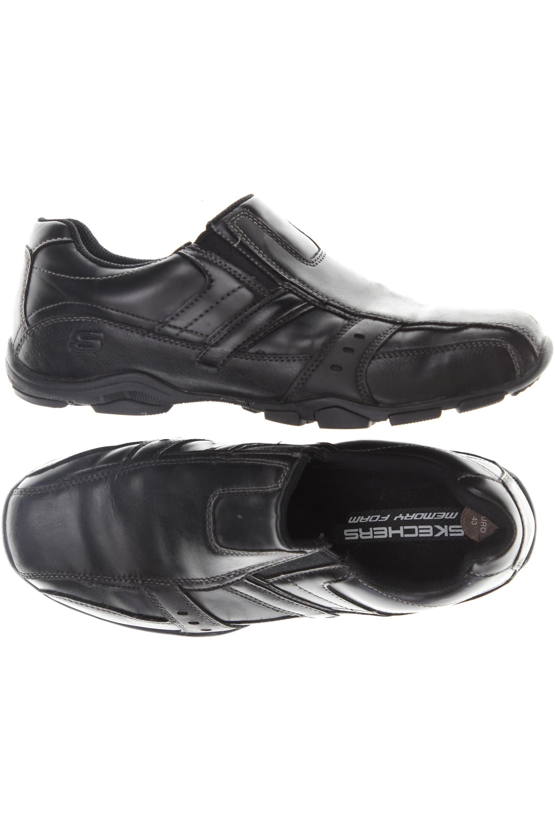 Skechers Herren Halbschuh, Gr. 43, schwarz, Leder Image