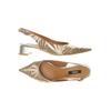 Zinda Damen Sandale, Gr. 38, braun, Leder