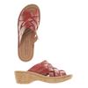 Josef Seibel Damen Sandale, Gr. 35, rot, Leder
