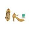 manas Damen Pumps, Gr. 38, gelb, Leder