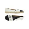 Karl by Karl Lagerfeld Damen Ballerinas, Gr. 40, weiß, Leder
