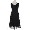 Marco Pecci Damen Kleid, Gr. 34, schwarz, Synthetik