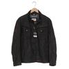 camel active Herren Jacke, Gr. 25, grau, Baumwolle, Leder, Synthetik