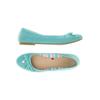 Tommy Hilfiger Damen Ballerinas, Gr. 41, türkis, kein Etikett