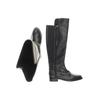French Connection Damen Stiefel, Gr. 39, schwarz, Leder