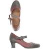 Jana Damen Pumps, Gr. 40, rot, Leder