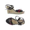 Tom Tailor Damen Sandale, Gr. 38, blau, kein Etikett
