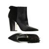 Sam Edelman Damen Stiefelette, Gr. 38.5, schwarz, Leder