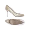Sergio Rossi Damen Pumps, Gr. 39, beige, kein Etikett