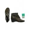 Marc Shoes Damen Stiefelette, Gr. 37, grün, Leder