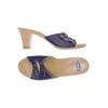 Scholl Damen Sandale, Gr. 41, marineblau, Leder