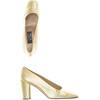 Stuart Weitzman Damen Pumps, Gr. 38.5, gelb, kein Etikett