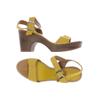 Unisa Damen Sandale, Gr. 41, gelb, Leder
