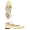 Clarks Damen Ballerinas, Gr. 39.5, gelb, kein Etikett