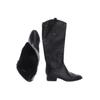 Sam Edelman Damen Stiefel, Gr. 37, schwarz, Leder