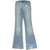 Miss Sixty Damen Jeans, Gr. 26, blau, Elasthan, Baumwolle, Synthetik