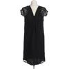 Paul & Joe Damen Kleid, Gr. 36, schwarz, Baumwolle, Synthetik