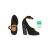 Clergerie Paris Damen Pumps, Gr. 36, schwarz, Wildleder