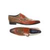 Melvin & Hamilton Herren Halbschuh, Gr. 45, orange, Leder