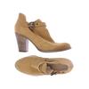 Esprit Damen Pumps, Gr. 40, orange, Leder